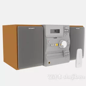 Audio Gadget With Speaker 3d model