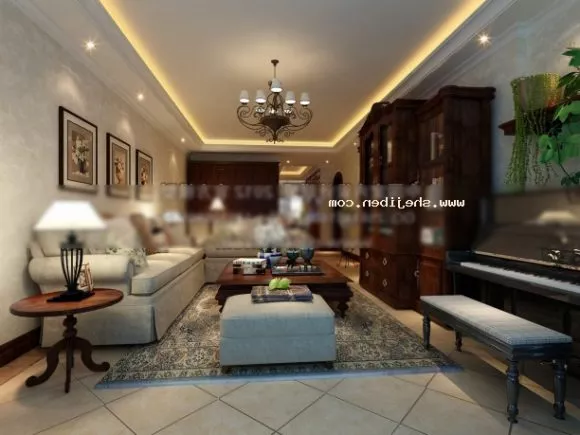Brick Apartment Building 3d model