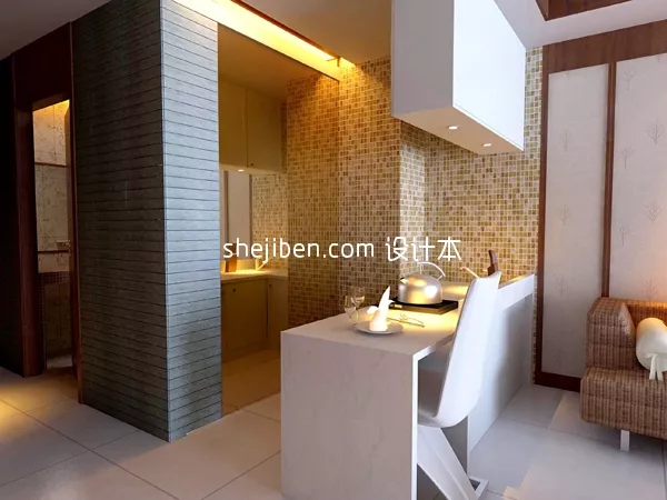 Modern Flat Kitchen Cabinets Design Ideas 3d model