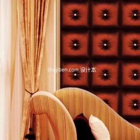 Library Room Furniture Chair 3d model