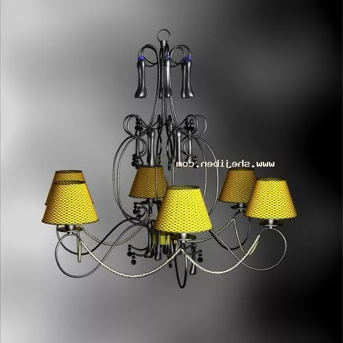 Living Room European Chandelier 3d model Living Room European Chandelier 3d model