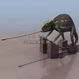 Lizard Crawling 3d model Lizard Crawling 3d model