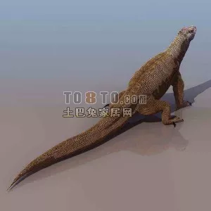 Lizard Animal Crawling 3d model Lizard Animal Crawling 3d model