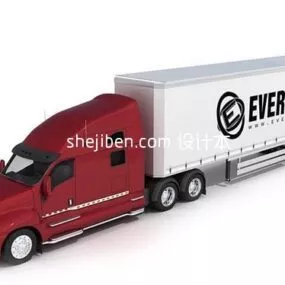 Container Truck 3d model