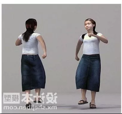Human Character Mesh 3d model