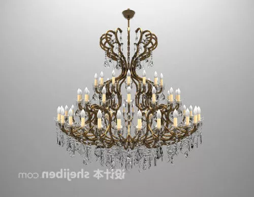 Candlestick Round Stand 3d model