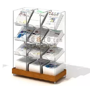 Two Stack Books 3d model