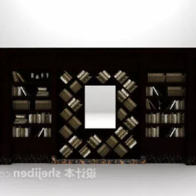 Mahogany Bookcase 3d model
