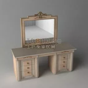 Makeup Dressing Table 3d model