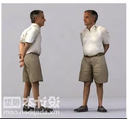 Hollywood Vandamme Man Character 3d model