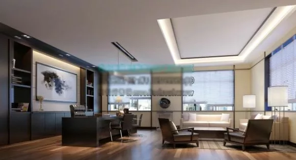 Manager Room Interior Scene With Sofa Decoration 3d model Manager Room Interior Scene With Sofa Decoration 3d model