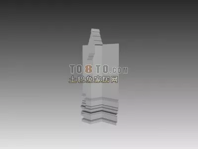 Classic Wall Decoration Lines Pattern 3d model Classic Wall Decoration Lines Pattern 3d model