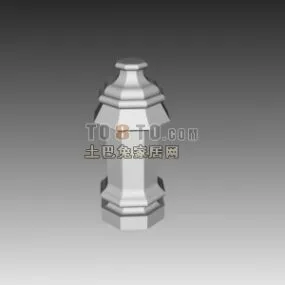 European Construction Column Holder 3d model