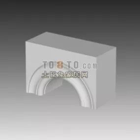 Entrance Arc Wall 3d model
