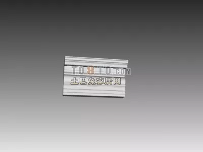 Plaster Line Ceiling Component 3d model