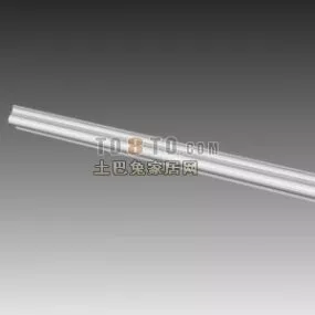 Long Molding Component 3d model