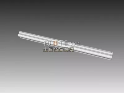 Long Molding Component 3d model Long Molding Component 3d model
