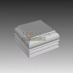 Greek Column Base 3d model