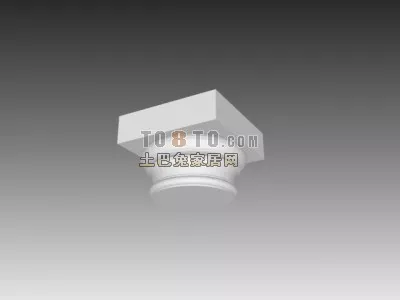 Rome Temple Column Head 3d model Rome Temple Column Head 3d model