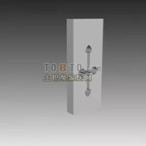 European Cross Brick 3d model