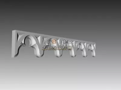 Simple Molding 3d model