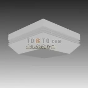 European Corner Stone Column Component 3d model