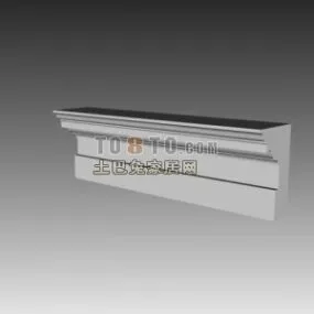 Corner Molding Component 3d model