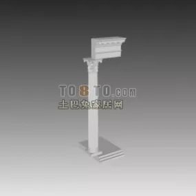 Construction Column Wall Column 3d model