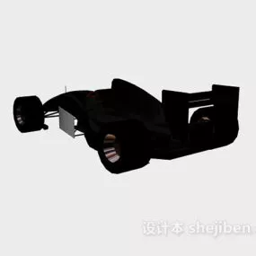 Mclaren F1 Black Car 3d model