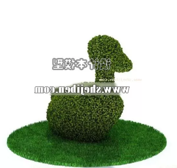 Horizontal Hedges 3d model