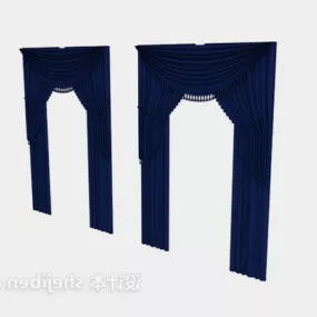 Mediterranean Curtain Textile 3d model