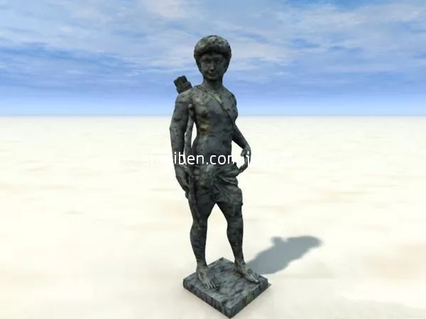 Outdoor Iron Swing 3d model