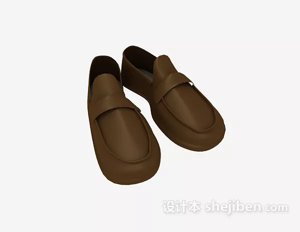 Man Leather Shoes Loriblu 3d model