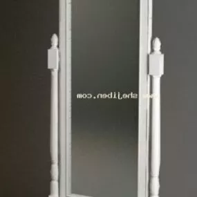 Mirror White Frame 3d model