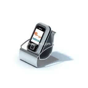 Phone On Display Rack 3d model