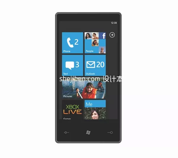 Mobile Phone Windows Phone 3d model Mobile Phone Windows Phone 3d model