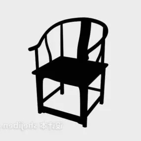 Modern Dining Circle Chair 3d model