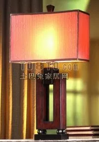 Modern Chinese Table Lamp 3d model