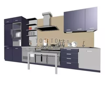 Modern Kitchen Cabinet System Lowpoly 3d model Modern Kitchen Cabinet System Lowpoly 3d model