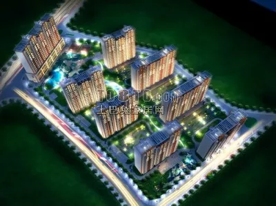 Skyscraper Building Hearst Tower 3d model
