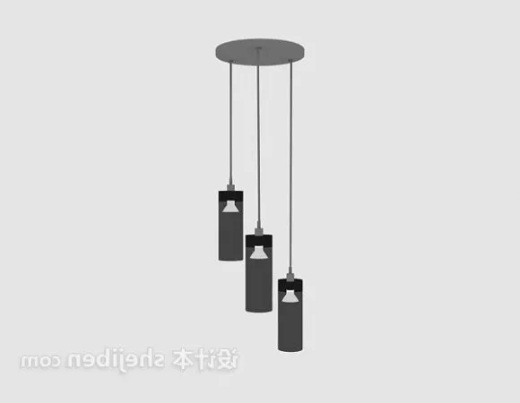 Modern Bar Shade Pendant Lamp 3d model Modern Bar Shade Pendant Lamp 3d model
