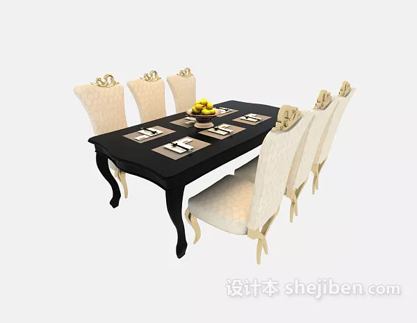Black Lounge Chair Isotta 3d model