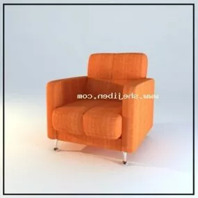 Casual Single Sofa Armchair 3d model