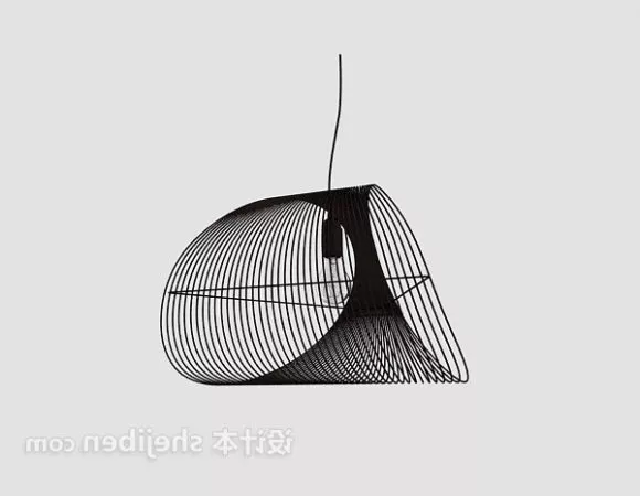 Basket Chandelier 3d model