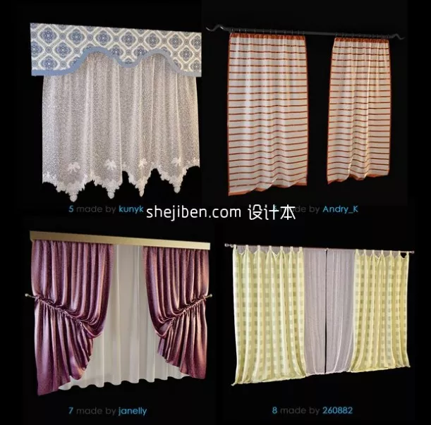 Pattern Blind 3d model
