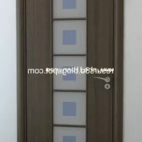 Modern Door With Opening Furniture 3d model