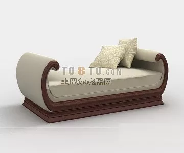 Foldable Sofa Timaru 3d model