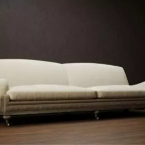 Modern Double Sofa 3d model