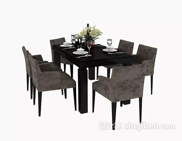 Fabric Table Cloth 3d model
