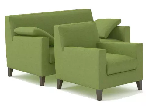 Modern Green Fresh Sofa 3d model Modern Green Fresh Sofa 3d model